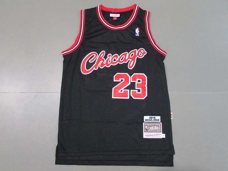 Chicago Bulls 1997/98 Black #23 JORDAN Classics Basketball Jersey 02 (Stitched)