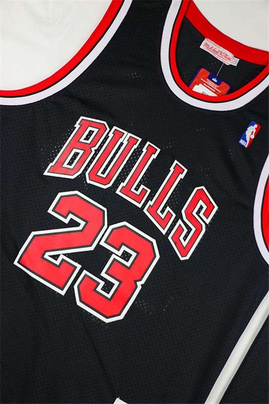 Chicago Bulls 1997/98 Black #23 JORDAN Classics Basketball Jersey 03 (Stitched)