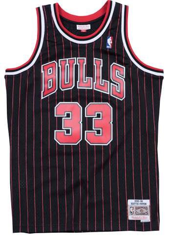 Chicago Bulls 1997/98 Black #33 PIPPEN Classics Basketball Jersey 02 (Stitched) Chicago Bulls 1997/98 Black #33 PIPPEN Classics Basketball Jersey 02 (Stitched)