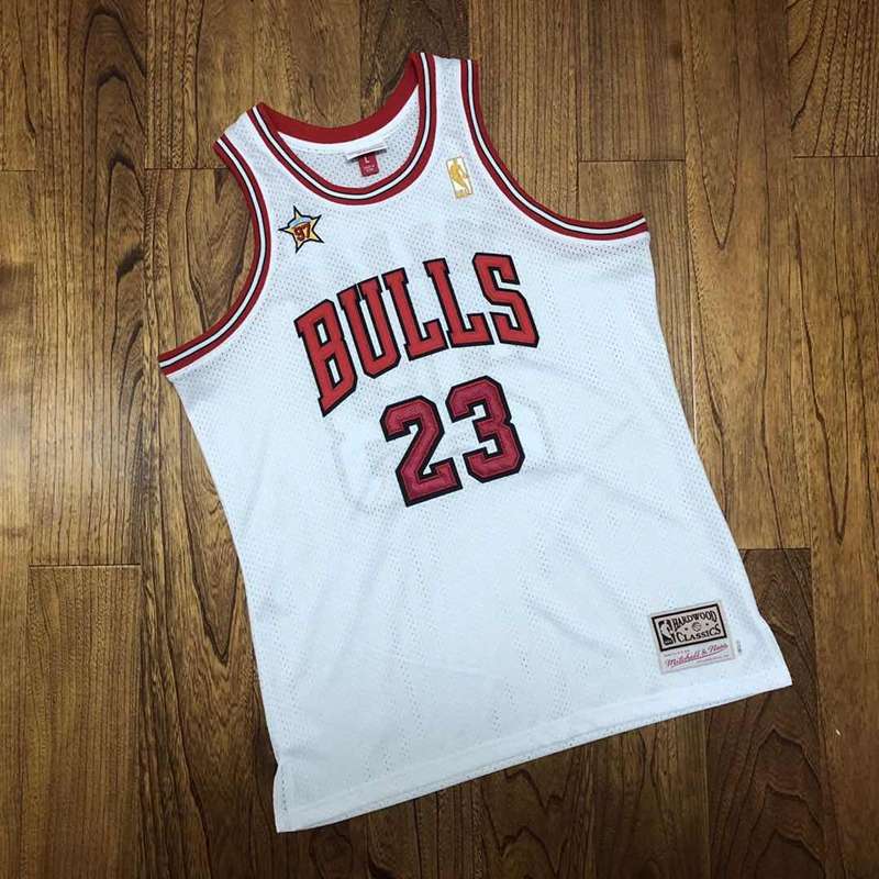 Chicago Bulls 1997 White #23 JORDAN ALL-STAR Classics Basketball Jersey (Closely Stitched) Chicago Bulls 1997 White #23 JORDAN ALL-STAR Classics Basketball Jersey (Closely Stitched)