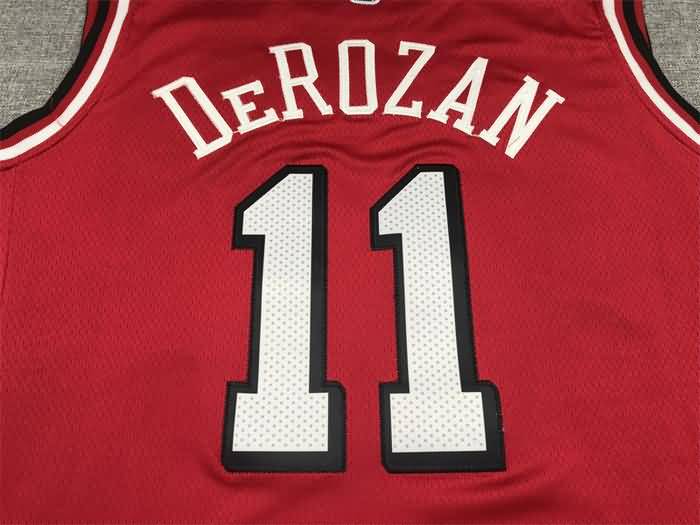 Chicago Bulls 21/22 Red #11 DeROZAN City Basketball Jersey (Stitched)