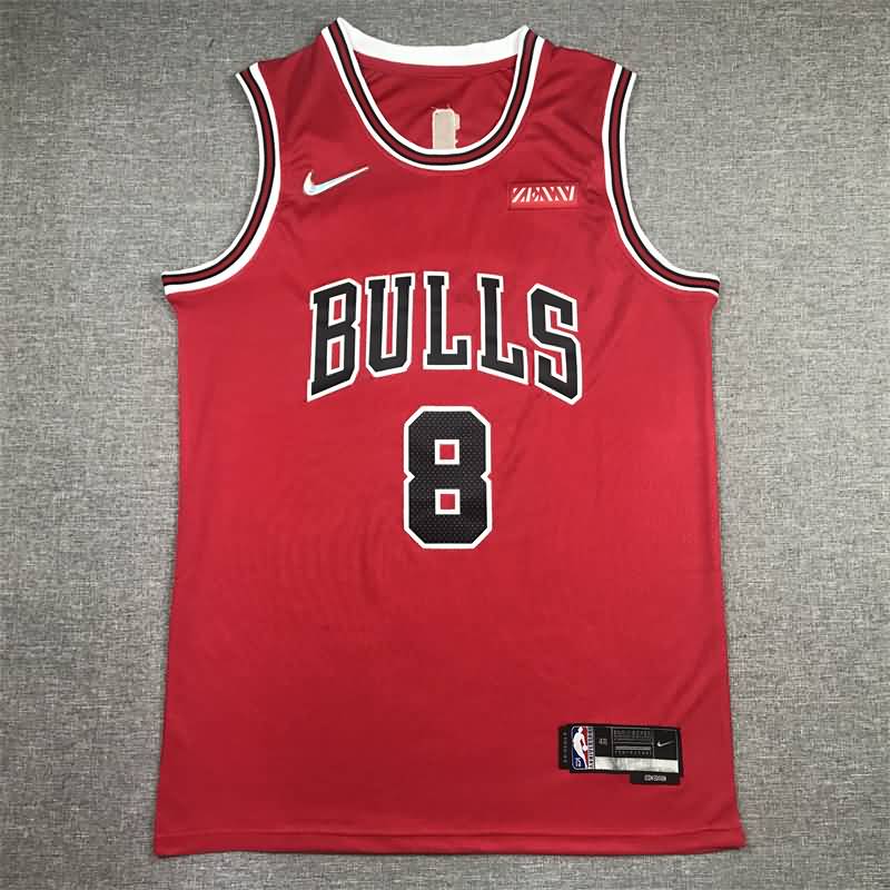 Chicago Bulls 21/22 Red #8 LAVINE Basketball Jersey (Stitched)