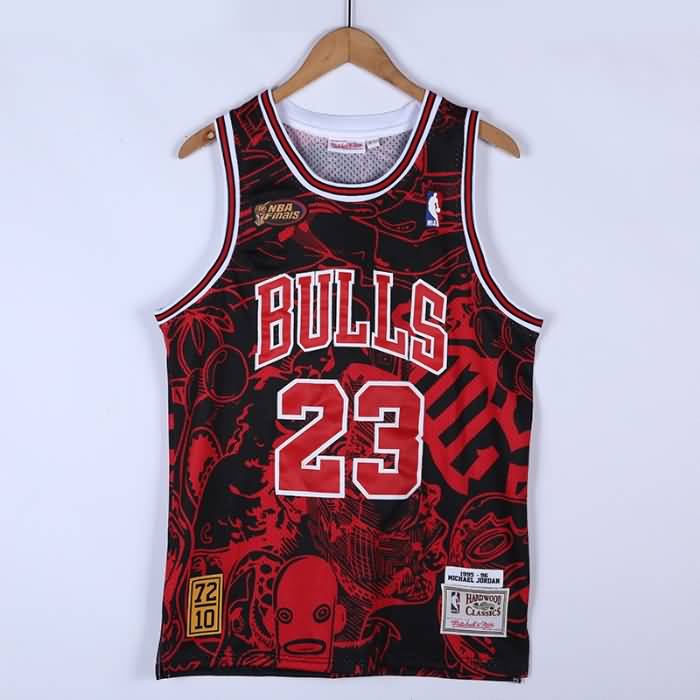 Chicago Bulls 1995/96 Black #23 JORDAN Finals Classics Basketball Jersey (Stitched) Chicago Bulls 1995/96 Black #23 JORDAN Finals Classics Basketball Jersey (Stitched)