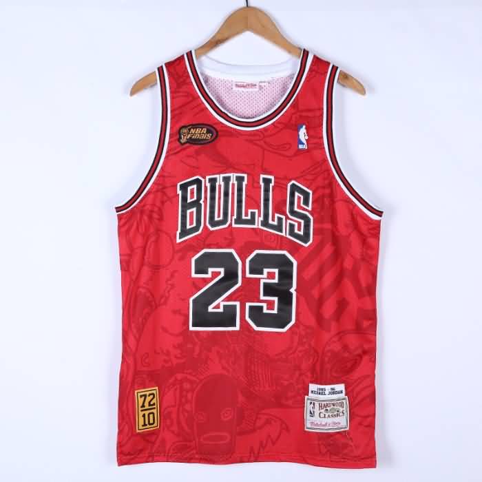 Chicago Bulls 1995/96 Red #23 JORDAN Finals Classics Basketball Jersey (Stitched) Chicago Bulls 1995/96 Red #23 JORDAN Finals Classics Basketball Jersey (Stitched)