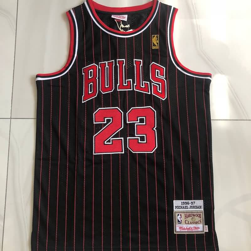 Chicago Bulls 1996/97 Black #23 JORDAN Classics Basketball Jersey (Closely Stitched) 02 Chicago Bulls 1996/97 Black #23 JORDAN Classics Basketball Jersey (Closely Stitched) 02