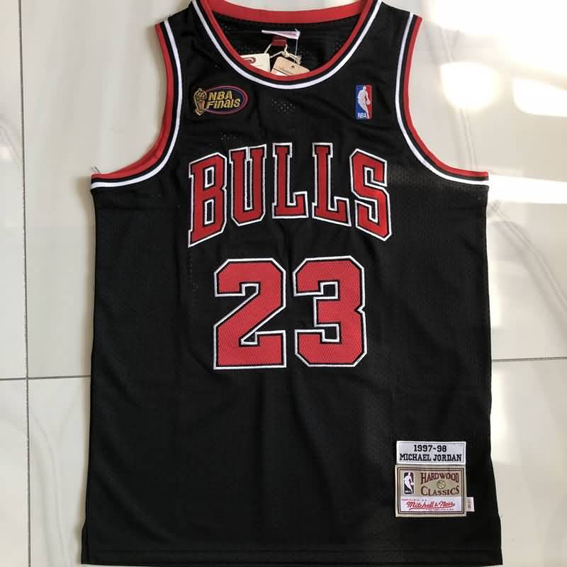 Chicago Bulls 1997/98 Black #23 JORDAN Finals Classics Basketball Jersey 02 (Closely Stitched) Chicago Bulls 1997/98 Black #23 JORDAN Finals Classics Basketball Jersey 02 (Closely Stitched)