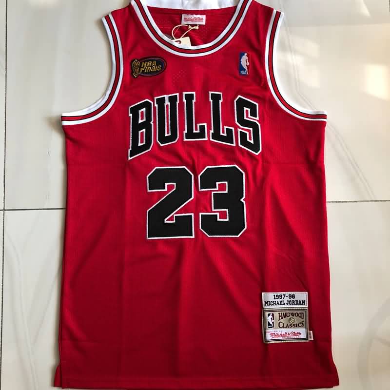 Chicago Bulls 1997/98 Red #23 JORDAN Finals Classics Basketball Jersey (Closely Stitched) Chicago Bulls 1997/98 Red #23 JORDAN Finals Classics Basketball Jersey (Closely Stitched)