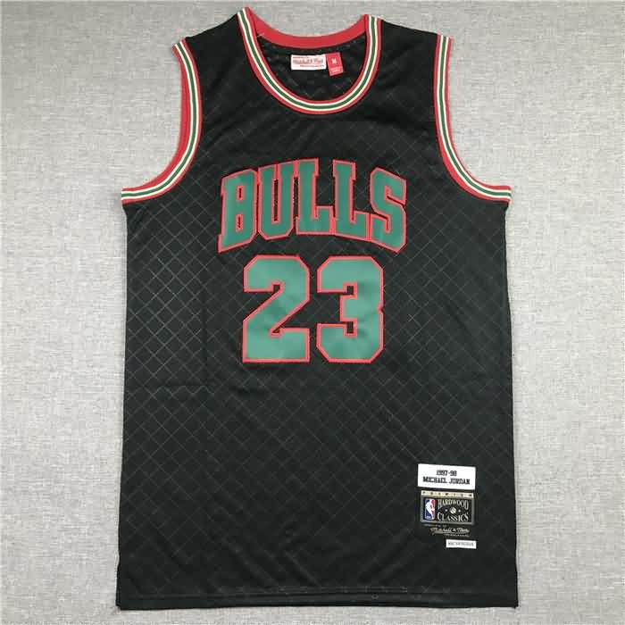 Chicago Bulls 1997/98 Black #23 JORDAN Classics Basketball Jersey 04 (Stitched) Chicago Bulls 1997/98 Black #23 JORDAN Classics Basketball Jersey 04 (Stitched)