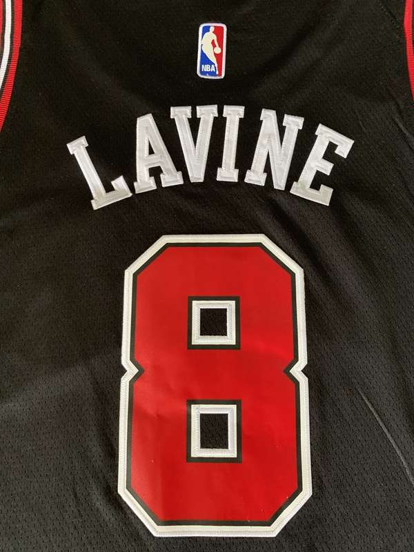 Chicago Bulls Black #8 LAVINE Classics Basketball Jersey (Stitched)