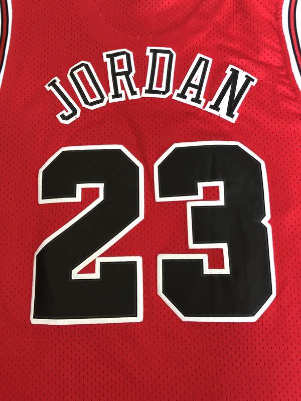 Chicago Bulls Red #23 JORDAN Classics Basketball Jersey 05 (Stitched)
