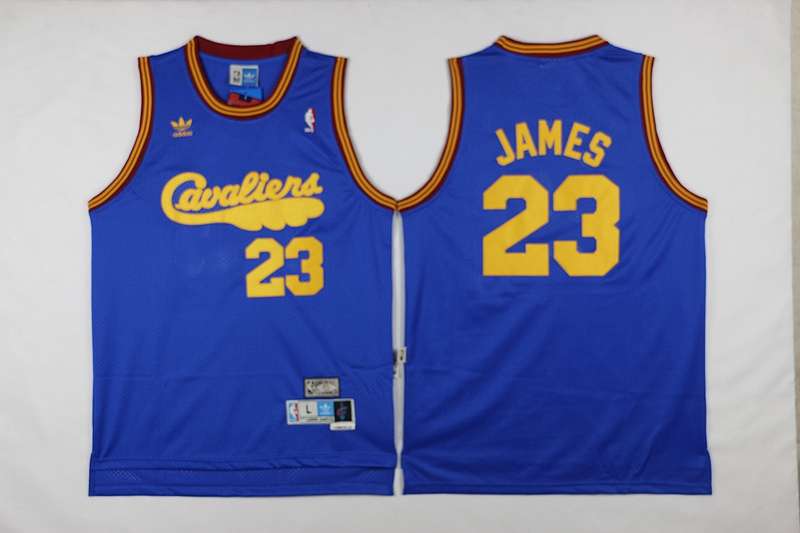 Cleveland Cavaliers Blue #23 JAMES Classics Basketball Jersey (Stitched) Cleveland Cavaliers Blue #23 JAMES Classics Basketball Jersey (Stitched)