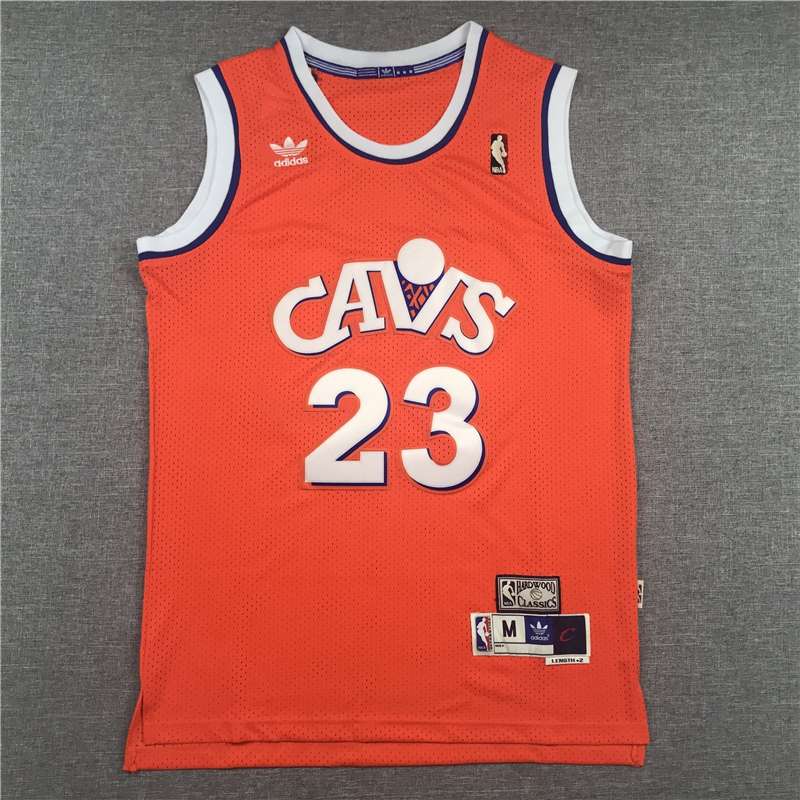 Cleveland Cavaliers Orange #23 JAMES Classics Basketball Jersey (Stitched) Cleveland Cavaliers Orange #23 JAMES Classics Basketball Jersey (Stitched)