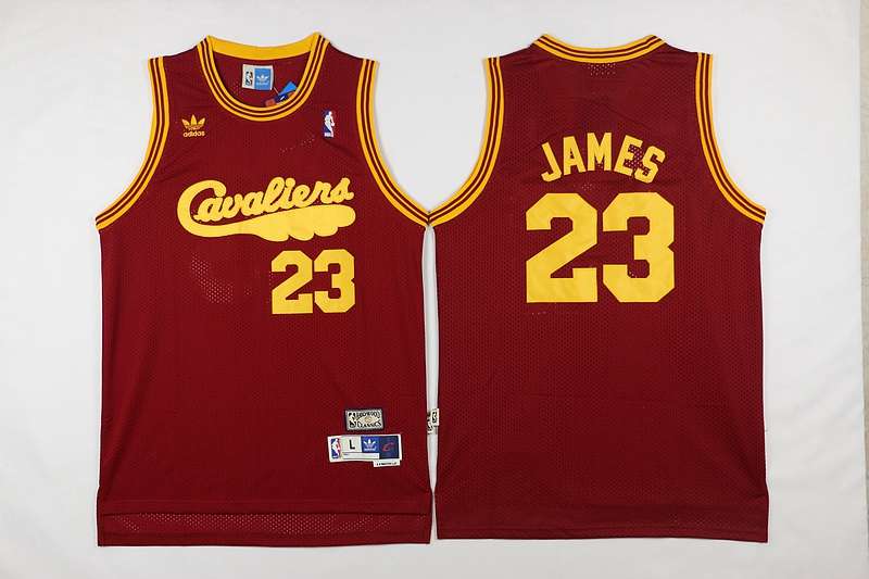 Cleveland Cavaliers Red #23 JAMES Classics Basketball Jersey (Stitched) Cleveland Cavaliers Red #23 JAMES Classics Basketball Jersey (Stitched)