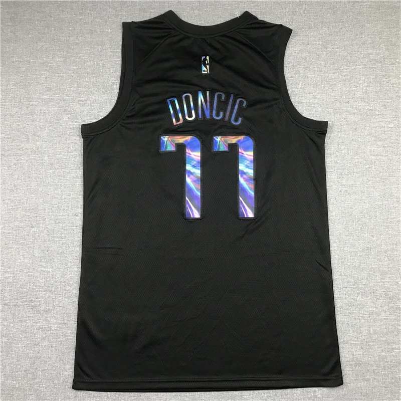 Dallas Mavericks 20/21 Black #77 DONCIC Basketball Jersey (Stitched) Dallas Mavericks 20/21 Black #77 DONCIC Basketball Jersey (Stitched)