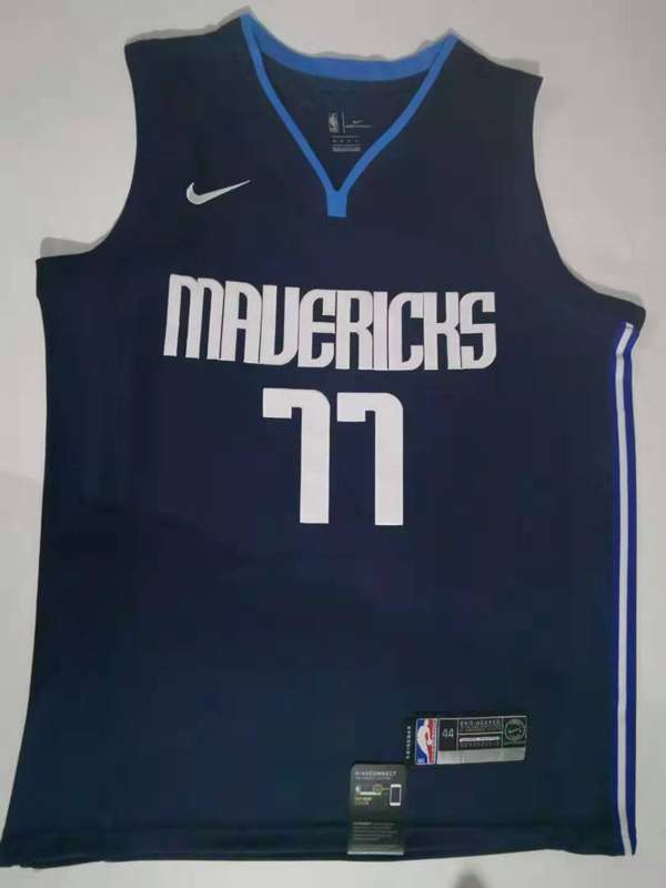 Dallas Mavericks 20/21 Dark Blue #77 DONCIC Basketball Jersey (Stitched) Dallas Mavericks 20/21 Dark Blue #77 DONCIC Basketball Jersey (Stitched)