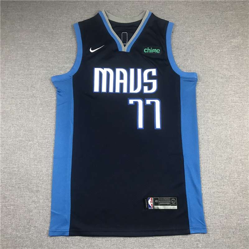 Dallas Mavericks 20/21 Dark Blue #77 DONCIC Basketball Jersey 02 (Stitched) Dallas Mavericks 20/21 Dark Blue #77 DONCIC Basketball Jersey 02 (Stitched)
