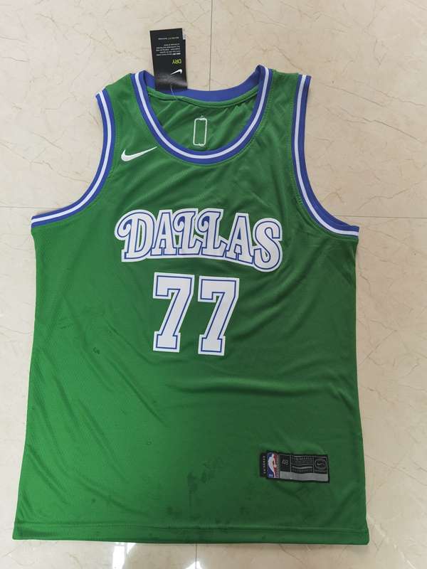 Dallas Mavericks 20/21 Green #77 DONCIC Basketball Jersey (Stitched) Dallas Mavericks 20/21 Green #77 DONCIC Basketball Jersey (Stitched)