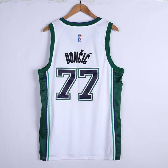 Dallas Mavericks 21/22 White #77 DONCIC City Basketball Jersey (Stitched)