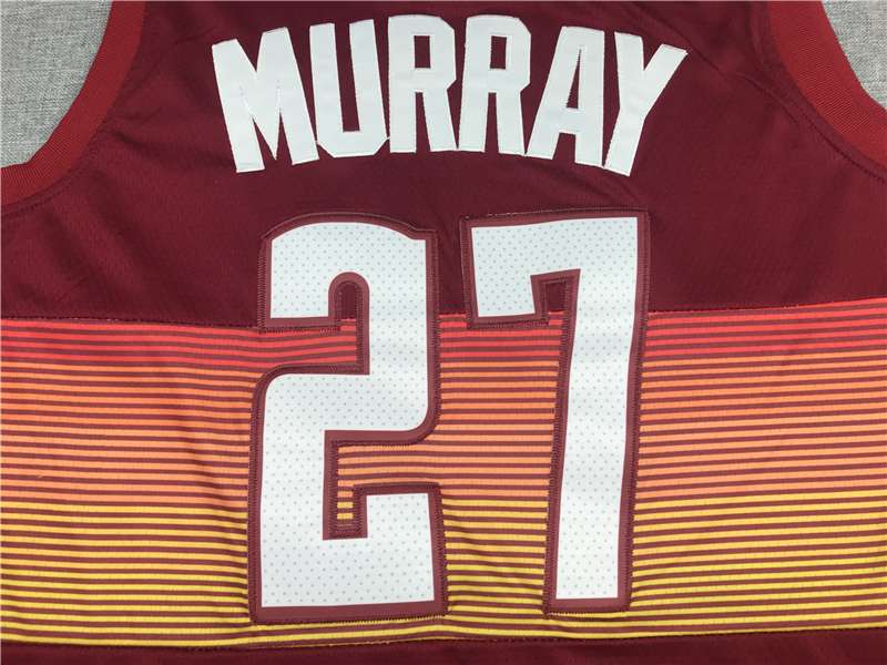 Denver Nuggets 20/21 Red #27 MURRAY City Basketball Jersey (Stitched)