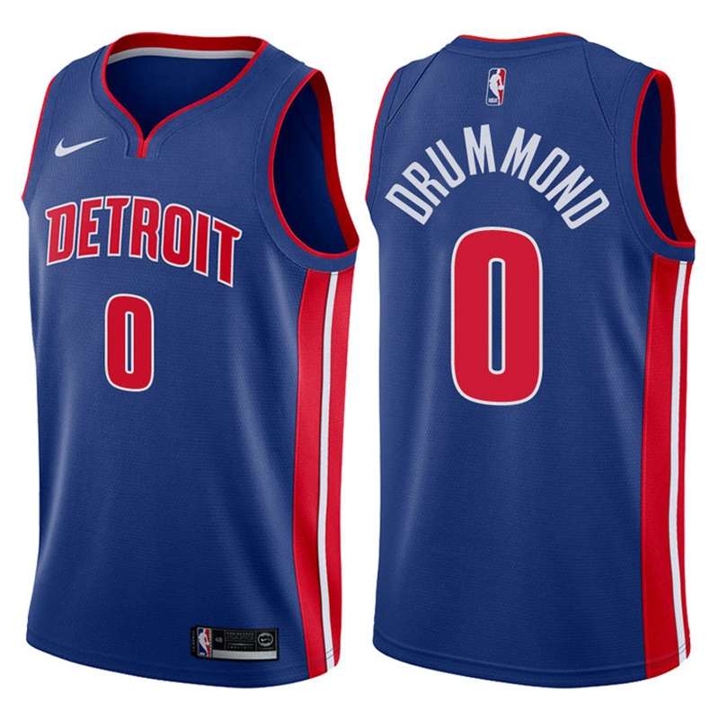 Detroit Pistons 20/21 Blue #0 DRUMMOND Basketball Jersey (Stitched) Detroit Pistons 20/21 Blue #0 DRUMMOND Basketball Jersey (Stitched)