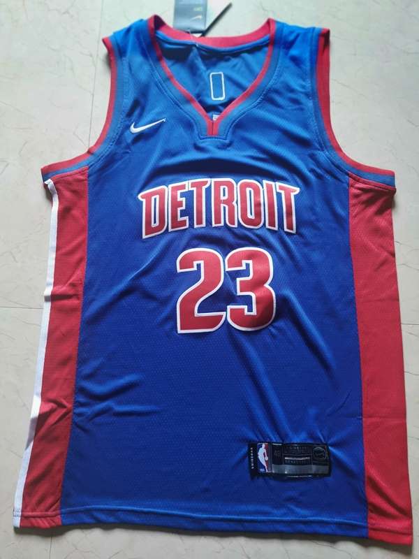 Detroit Pistons 20/21 Blue #23 GRIFFIN Basketball Jersey (Stitched) Detroit Pistons 20/21 Blue #23 GRIFFIN Basketball Jersey (Stitched)