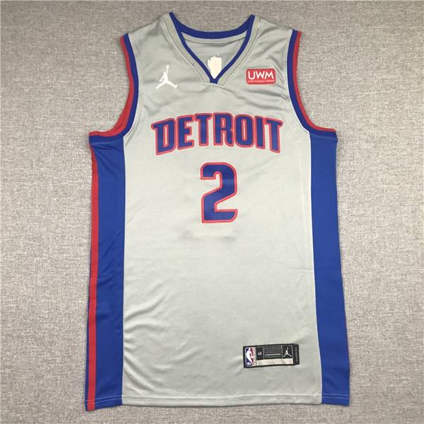 Detroit Pistons 20/21 Grey #2 CUNNINGHAM AJ Basketball Jersey (Stitched) Detroit Pistons 20/21 Grey #2 CUNNINGHAM AJ Basketball Jersey (Stitched)