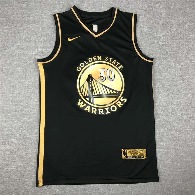 Golden State Warriors 20/21 Black Gold #30 CURRY Basketball Jersey (Stitched) Golden State Warriors 20/21 Black Gold #30 CURRY Basketball Jersey (Stitched)