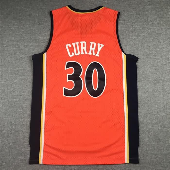 Golden State Warriors 2009/10 Orange #30 CURRY Classics Basketball Jersey (Stitched)