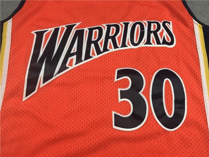 Golden State Warriors 2009/10 Orange #30 CURRY Classics Basketball Jersey (Stitched)