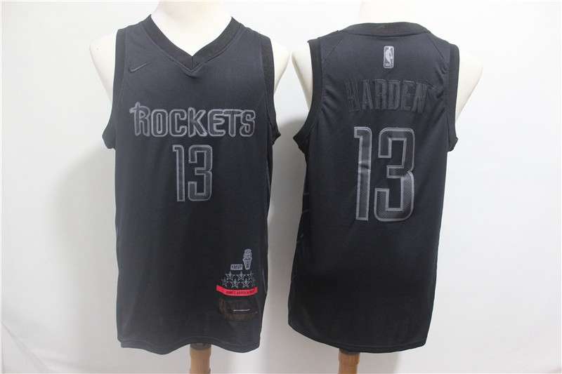 Houston Rockets 2019 Black #13 HARDEN MVP Basketball Jersey (Stitched) Houston Rockets 2019 Black #13 HARDEN MVP Basketball Jersey (Stitched)