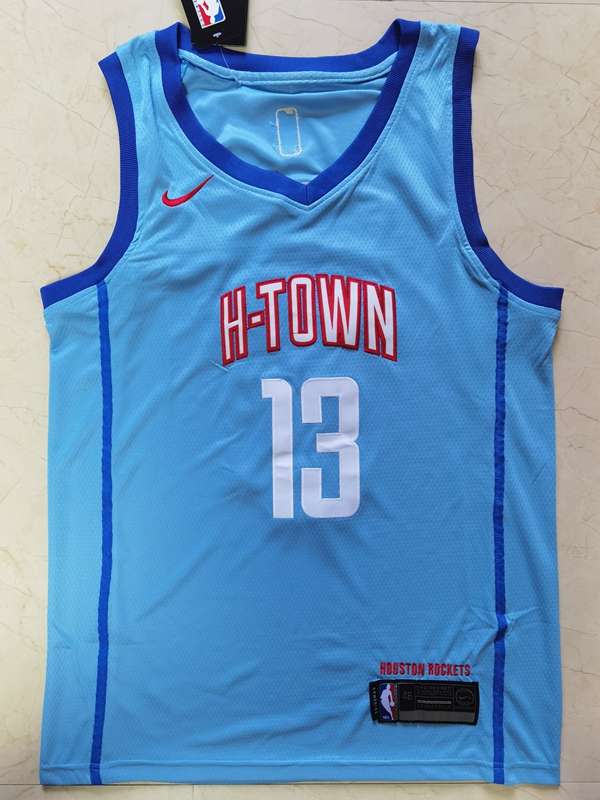 Houston Rockets 20/21 Blue #13 HARDEN City Basketball Jersey (Stitched) Houston Rockets 20/21 Blue #13 HARDEN City Basketball Jersey (Stitched)