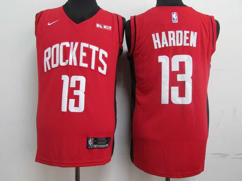 Houston Rockets 20/21 Red #13 HARDEN Basketball Jersey (Stitched) Houston Rockets 20/21 Red #13 HARDEN Basketball Jersey (Stitched)