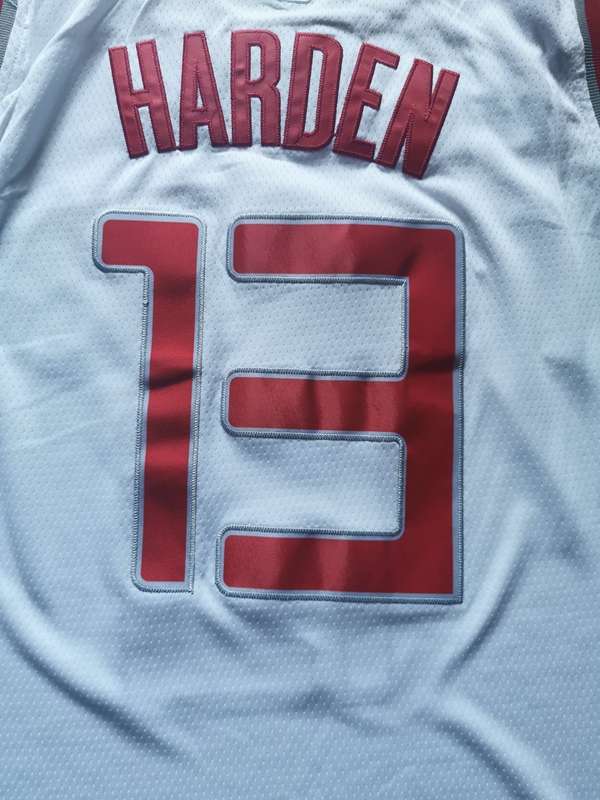 Houston Rockets 2020 White #13 HARDEN City Basketball Jersey (Stitched)