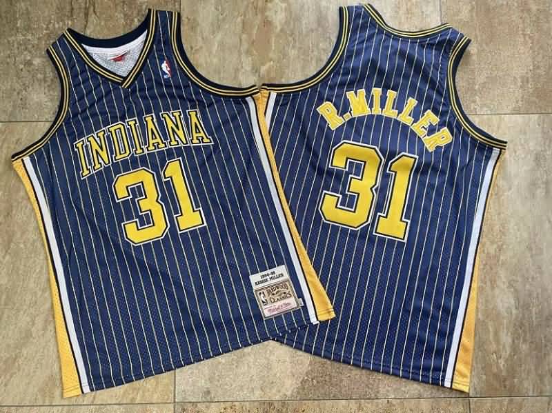 Indiana Pacers 1994/95 Dark Blue #31 MILLER Classics Basketball Jersey (Closely Stitched) Indiana Pacers 1994/95 Dark Blue #31 MILLER Classics Basketball Jersey (Closely Stitched)