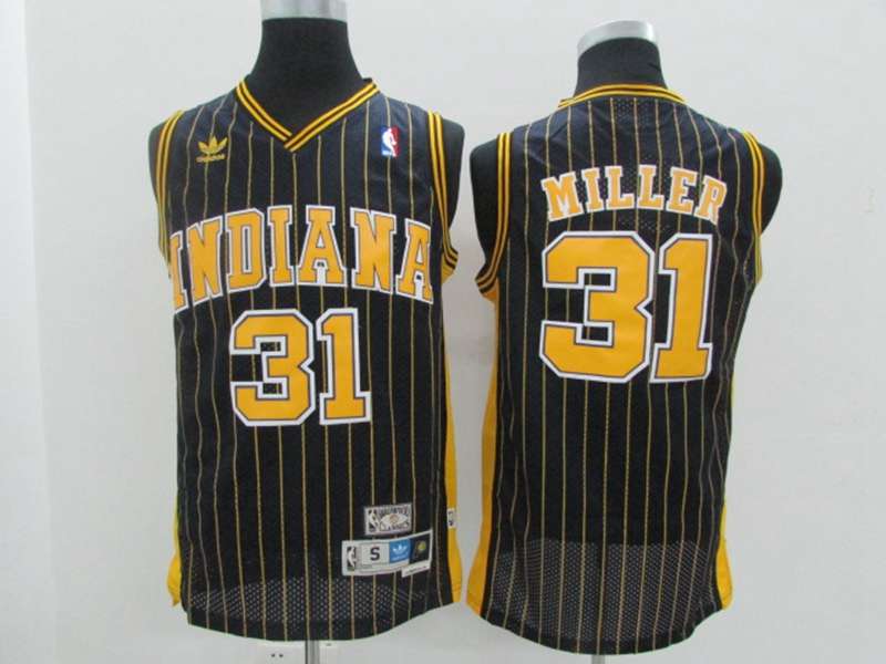 Indiana Pacers Dark Blue #31 MILLER Classics Basketball Jersey (Stitched) Indiana Pacers Dark Blue #31 MILLER Classics Basketball Jersey (Stitched)