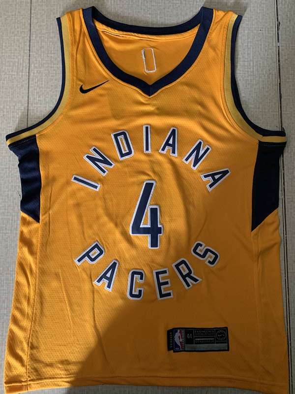 Indiana Pacers Yellow #4 OLADIPO Basketball Jersey (Stitched) Indiana Pacers Yellow #4 OLADIPO Basketball Jersey (Stitched)