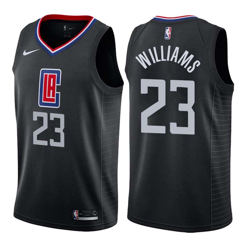 Los Angeles Clippers Black #23 WILLIAMS Basketball Jersey (Stitched) Los Angeles Clippers Black #23 WILLIAMS Basketball Jersey (Stitched)