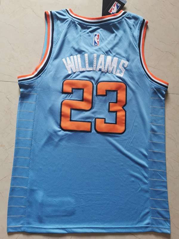 Los Angeles Clippers Blue #23 WILLIAMS Basketball Jersey (Stitched)
