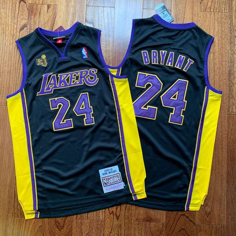 Los Angeles Lakers 2009 Black #24 BRYANT Champion Classics Basketball Jersey (Closely Stitched) Los Angeles Lakers 2009 Black #24 BRYANT Champion Classics Basketball Jersey (Closely Stitched)