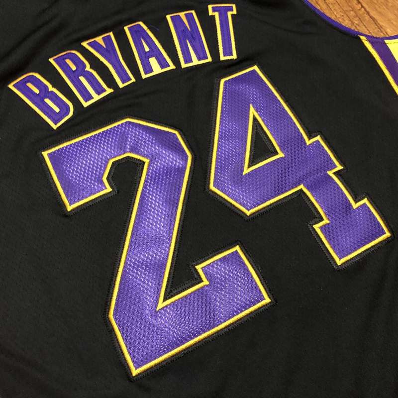 Los Angeles Lakers 2009 Black #24 BRYANT Champion Classics Basketball Jersey (Closely Stitched)