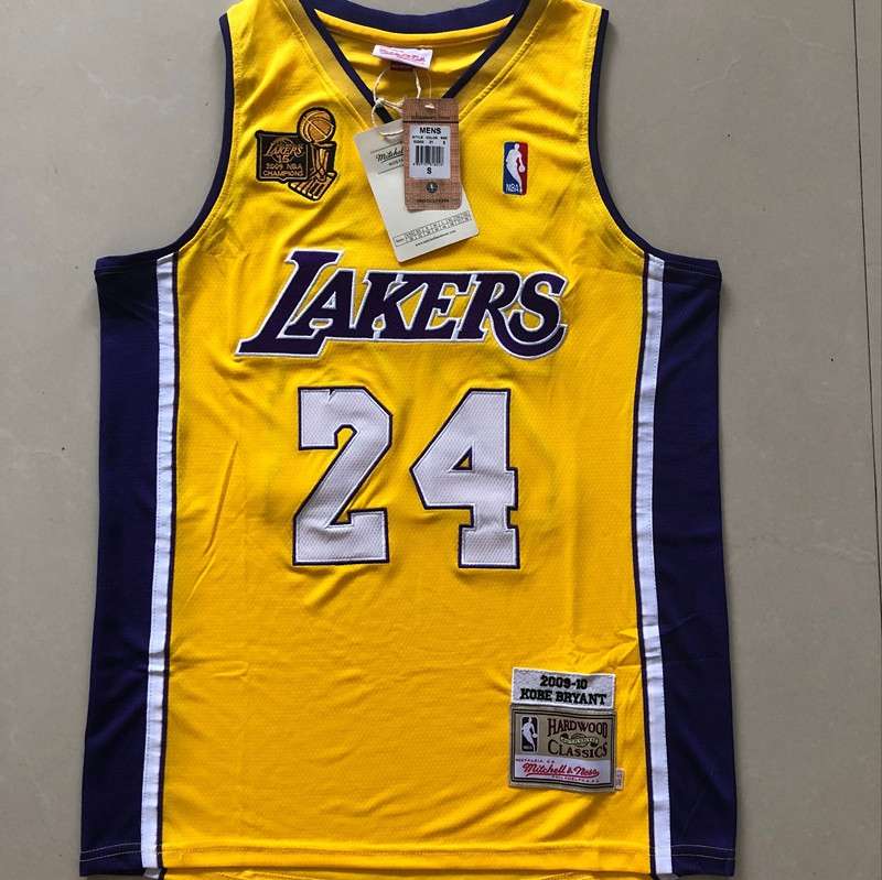 Los Angeles Lakers 2009 Yellow #24 BRYANT Champion Classics Basketball Jersey (Closely Stitched) Los Angeles Lakers 2009 Yellow #24 BRYANT Champion Classics Basketball Jersey (Closely Stitched)