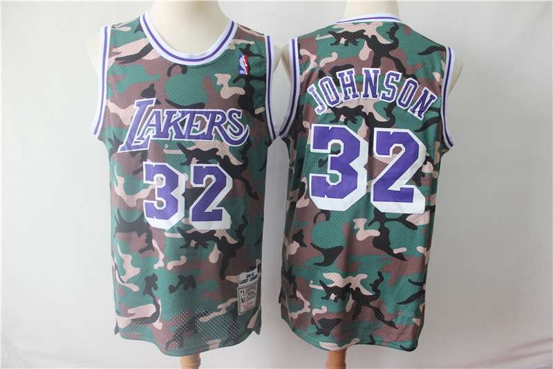 Los Angeles Lakers 2019 Camouflage #32 JOHNSON Basketball Jersey (Stitched) Los Angeles Lakers 2019 Camouflage #32 JOHNSON Basketball Jersey (Stitched)