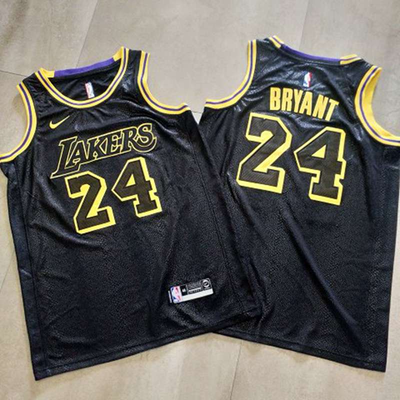 Los Angeles Lakers 2020 Black #24 BRYANT City Basketball Jersey (Closely Stitched) Los Angeles Lakers 2020 Black #24 BRYANT City Basketball Jersey (Closely Stitched)