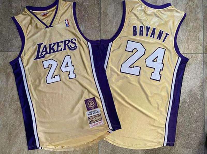 Los Angeles Lakers 2020 Gold #24 BRYANT Classics Basketball Jersey (Closely Stitched) Los Angeles Lakers 2020 Gold #24 BRYANT Classics Basketball Jersey (Closely Stitched)