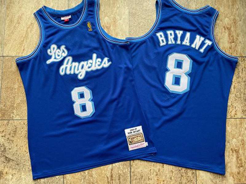 Los Angeles Lakers 1996/97 Blue #8 BRYANT Classics Basketball Jersey (Closely Stitched) Los Angeles Lakers 1996/97 Blue #8 BRYANT Classics Basketball Jersey (Closely Stitched)