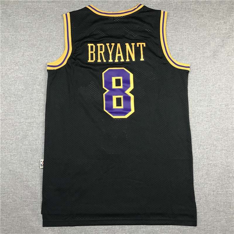 Los Angeles Lakers 1996/97 Black #8 BRYANT Classics Basketball Jersey (Stitched)