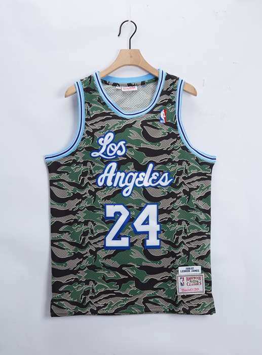 Los Angeles Lakers 1996/97 Camouflage #24 BRYANT Classics Basketball Jersey (Stitched) Los Angeles Lakers 1996/97 Camouflage #24 BRYANT Classics Basketball Jersey (Stitched)