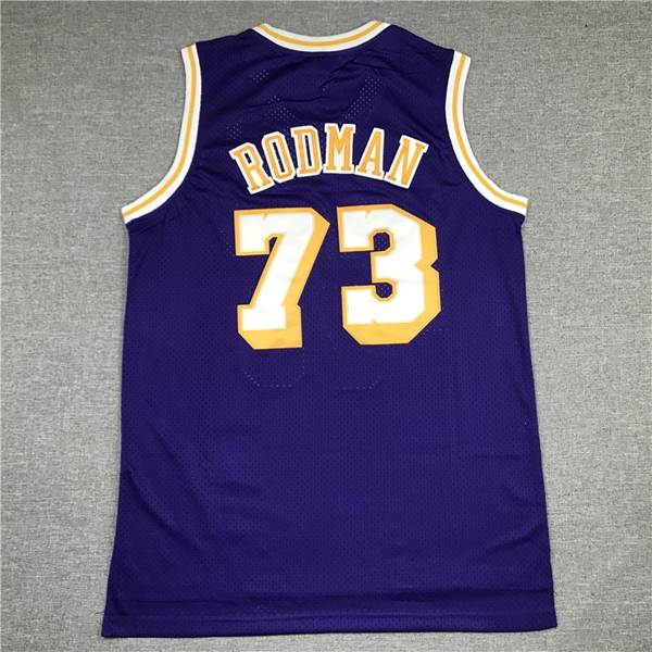 Los Angeles Lakers 1998/99 Purple #73 RODMAN Classics Basketball Jersey (Stitched)