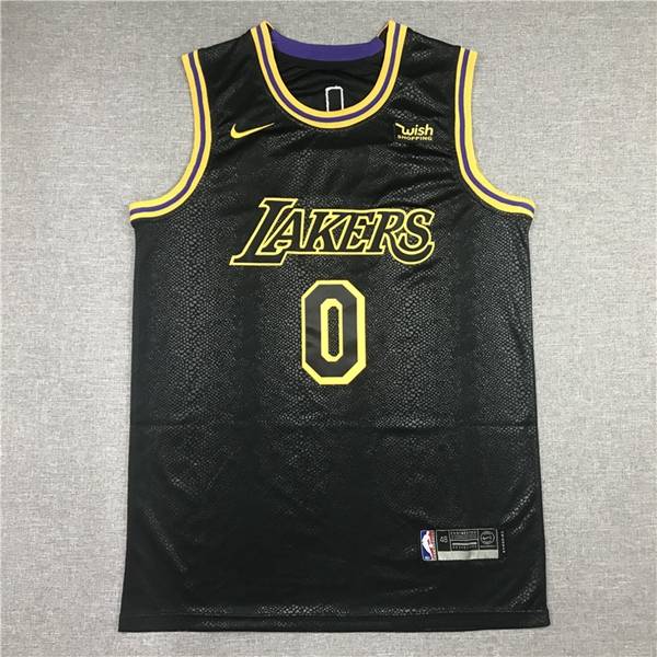Los Angeles Lakers 2020 Black #0 WESTBROOK City Basketball Jersey (Stitched) Los Angeles Lakers 2020 Black #0 WESTBROOK City Basketball Jersey (Stitched)