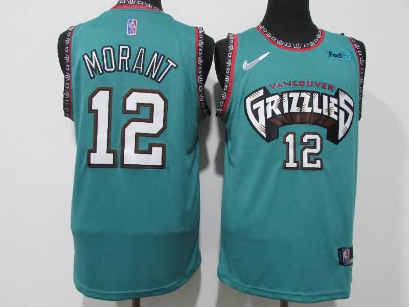 Memphis Grizzlies 21/22 Green #13 MORANT Basketball Jersey (Stitched) Memphis Grizzlies 21/22 Green #13 MORANT Basketball Jersey (Stitched)